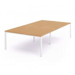 Rocada mesa de oficina serie total 360x163 blanco / haya. DISPONIBLE EN DISTINTOS ACABADOS. CONSÚLTANOS TODAS LAS OPCIONES DISPONIBLES.
