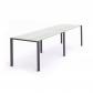 Rocada mesa de oficina serie total 360x80 antracita / cristal