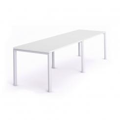 Rocada mesa de oficina serie total 360x80 blanco / blanco