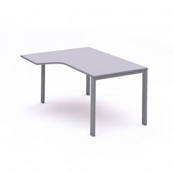 Rocada mesa de oficina serie total con forma de L izquierda 180x120 antracita/gris