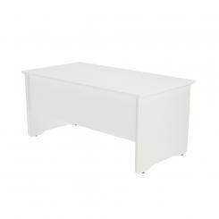 Rocada mesa de oficina serie work 140x80 blanco / blanco