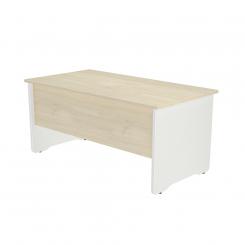 Rocada mesa de oficina serie work 140x80 blanco / haya. DISPONIBLE EN DISTINTOS ACABADOS. CONSÚLTANOS TODAS LAS OPCIONES DISPONIBLES.
