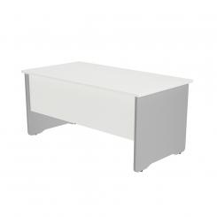 Rocada mesa de oficina serie work 140x80 gris / blanco