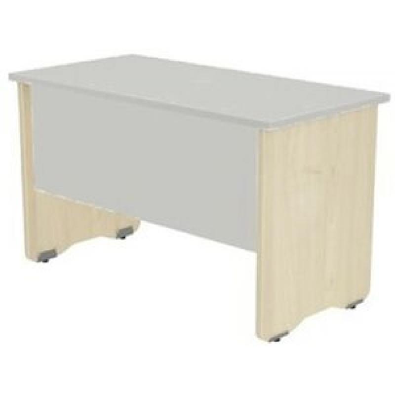 Rocada mesa de oficina serie work 160x80 blanco / roble