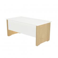 Rocada mesa de oficina serie work 160x80 roble / blanco