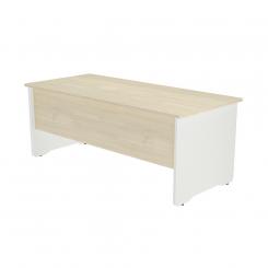 Rocada mesa de oficina serie work 200x80 blanco / haya. DISPONIBLE EN DISTINTOS ACABADOS. CONSÚLTANOS TODAS LAS OPCIONES DISPONIBLES.