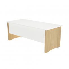 Rocada mesa de oficina serie work 200x80 roble / blanco