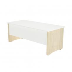 Rocada mesa de oficina serie work180x80 haya/blanco. DISPONIBLE EN DISTINTOS ACABADOS. CONSÚLTANOS TODAS LAS OPCIONES DISPONIBLES.