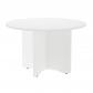 rocada-mesa-de-reuniones-redonda-120cm-de-diametro-altura-74cm-color-pata-blanca-tablero-blanco