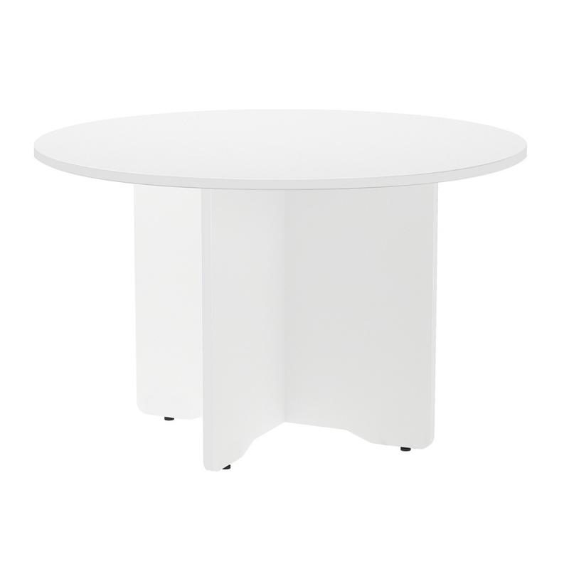 rocada-mesa-de-reuniones-redonda-120cm-de-diametro-altura-74cm-color-pata-blanca-tablero-blanco