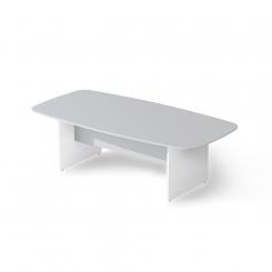 ROCADA Mesa Meeting de reuniones Rectangular 240X120X74 Blanco / Gris