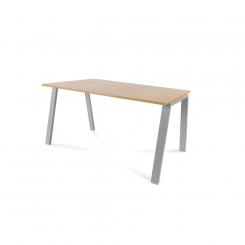Rocada mesa serie blanca 140x80 alum / roble