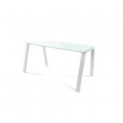 Rocada mesa serie blanca 140x80 blanco/cris blanco