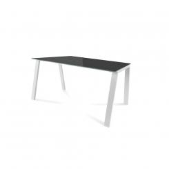 Rocada mesa serie blanca 140x80 blanco/cris negro