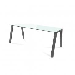 Rocada mesa serie blanca 180x80 blanco/cris blanco