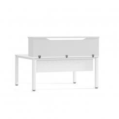 Rocada modulo recepción altillo 160cm blanco / blanco. medidas 160x40x30cm. (mesa no incluida en el precio, se compra aparte). DISPONIBLE EN DISTINTOS ACABADOS. CONSÚLTANOS TODAS LAS OPCIONES DISPONIBLES.