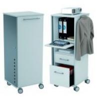 ROCADA Mueble Móvil Multifuncional Caddy Con Cajones Color Gris