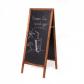ROCADA Panel Aboard Negro Para Tiza Soporte De Madera Color Cerezo 60X120