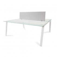 ROCADA Panel Divisor 40X136 Melamina Gris (Mesa Individual Cristal)