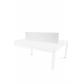 ROCADA Panel Divisor 45X136 Melamina Blanco (Mesa Doble)