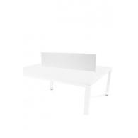 ROCADA Panel Divisor 45X136 Melamina Blanco (Mesa Doble)