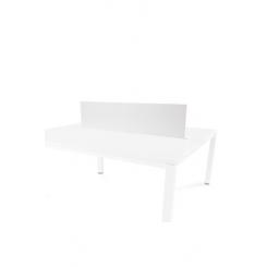 ROCADA Panel Divisor 45X136 Melamina Blanco (Mesa Doble)