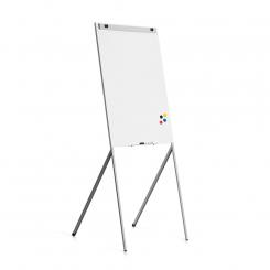 ROCADA Pizarra Conferencias Magnética Lacada Con Estructura Metálica Plegable
