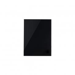 Rocada Pizarra de cristal magnética color negro. Medida 80x60cm
