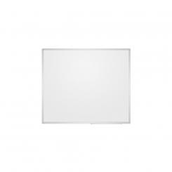 ROCADA Pizarra Doble Cara Lacada Blanca Con Marco De Aluminio 120X90