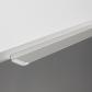 ROCADA Pizarra Doble Cara Lacada Blanca Con Marco De Aluminio 120X90