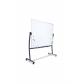 Rocada pizarra lacada de doble cara con soporte volteable curve 90x120cm