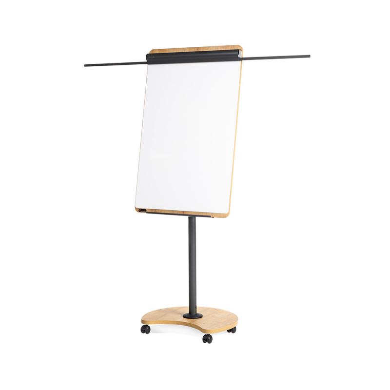 ROCADA Pizarra Móvil Transformable En Mesa Metálica Lacada Serie Natural