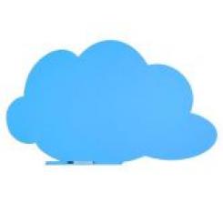 Rocada pizarra skinshape con forma cloud 100x150cm color azul