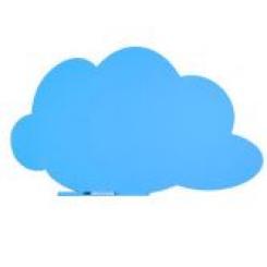 Rocada pizarra skinshape con forma cloud 75x115cm color azul