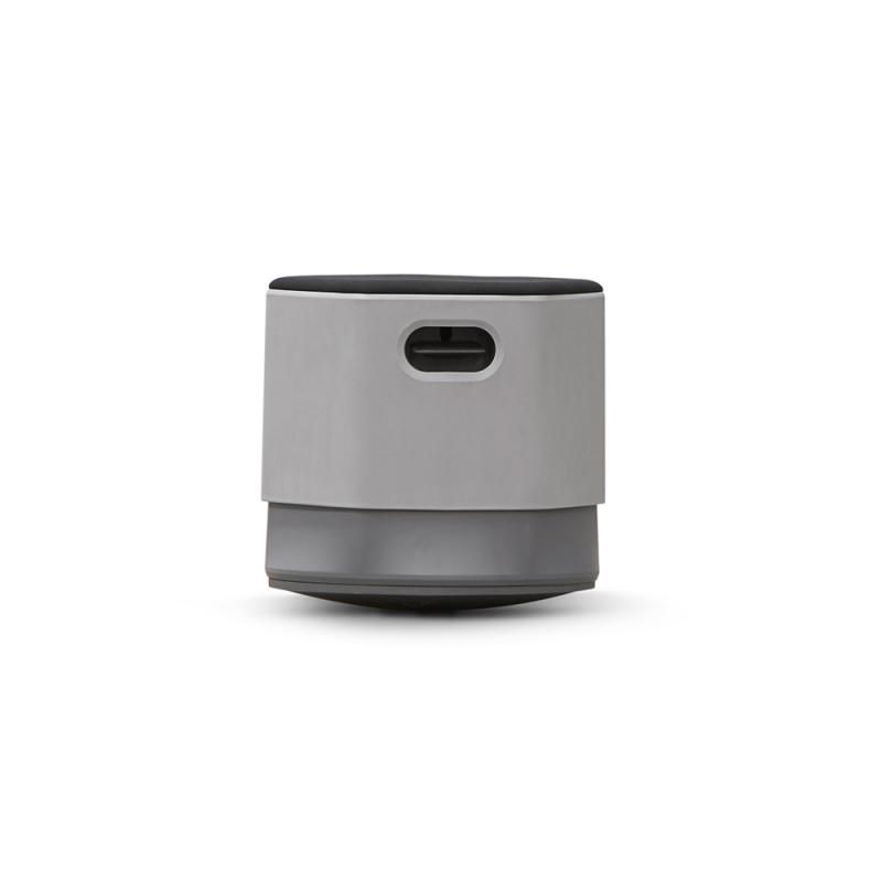 ROCADA Puff Soft Seating Regulable. Color Blanco/Negro