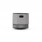 ROCADA Puff Soft Seating Regulable. Color Gris/Negro