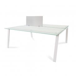 ROCADA Separador Transversal De 70X40Cm Gris  / Mesa Cristal