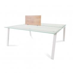 ROCADA Separador Transversal De 70X40Cm Roble  / Mesa Cristal