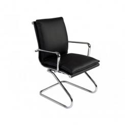ROCADA Silla Confidente Imitación Piel Rd-985 Negro Hasta Fin De Existencias