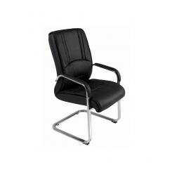 ROCADA Silla Confidente Imitacion Piel Rd-987 Negro Hasta Fin De Existencias
