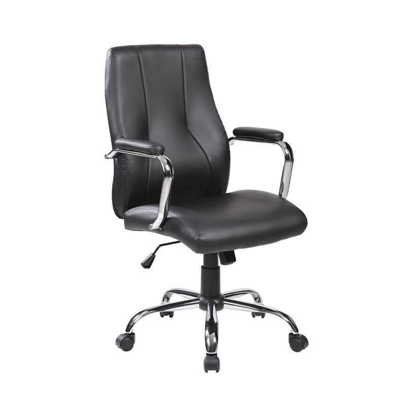 ROCADA Silla Dirección Imitación Eco-Piel Rd-988 Neg Hasta Fin De Existencias