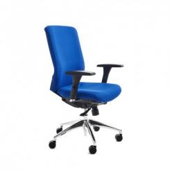ROCADA Silla Dirección Rd944/3 Tapizado Azul, Con Brazos Regulables Incluidos