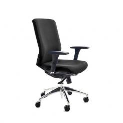 ROCADA Silla Dirección Rd944/4 Tapizado Negro, Con Brazos Regulables Incluidos