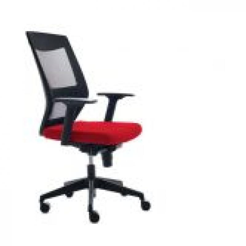 rocada-silla-oficina-con-regulacion-lumbar-respaldo-malla-negra-asiento-tapizado-rojo