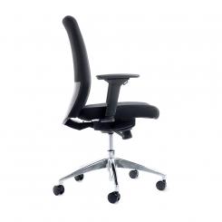 ROCADA Silla Oficina Rd939/4 Tapizado Negro Con Brazos Regulables Incluidos