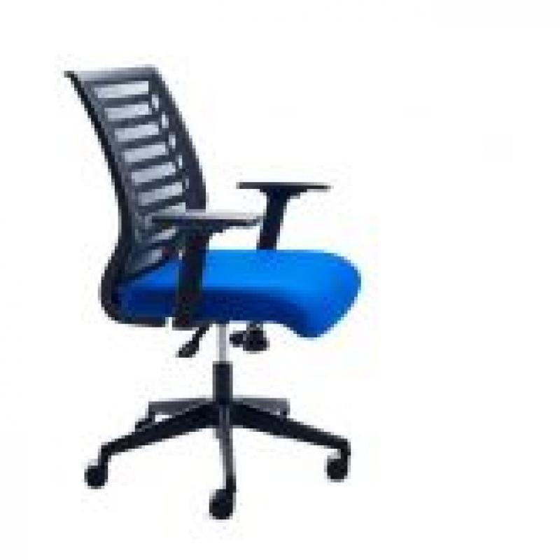 rocada-silla-oficina-respaldo-malla-negra-asiento-tapizado-azul