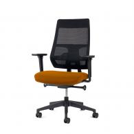 Rocada Silla operativa profesional 934M. Color asiento naranja.