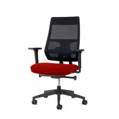 Rocada Silla operativa profesional 934M. Color asiento rojo.
