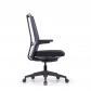 Rocada Silla Profesional Rilu25 respaldo malla con potente regulación lumbar asiento tapizado y regulación profundidad sincro 3 posiciones brazos 3D Negro