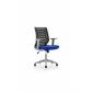 Rocada silla respaldo malla con carcasa color gris y asiento en color azul
